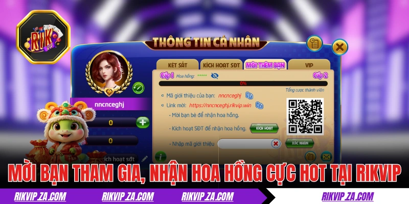 Khuyến Mãi RIKVIP - Cơ Hội Nhận Quà Ngập Tràn Năm 2025 2 Mời bạn tham gia, nhận hoa hồng cực hot tại RIKVIP